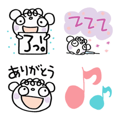 [LINE絵文字] ぱんだくる 絵文字の画像