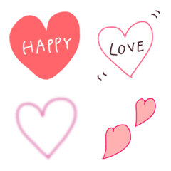 Line絵文字 手書きハートつめあわせ 40種類 1円 Line絵文字 手書きハートつめあわせ 40種類 1円