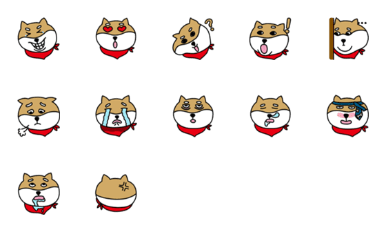 [LINE絵文字]Shiba？ Shiba！の画像一覧