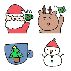 [LINE絵文字] ハッピークリスマス絵文字2の画像