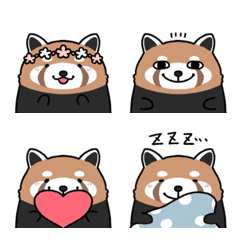 Line絵文字 かわいいレッサーパンダさん絵文字 40種類 1円 Line絵文字 かわいいレッサーパンダさん絵文字 40種類 1円