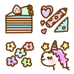 [LINE絵文字] 夢かわいい【ゆめかわ】の画像