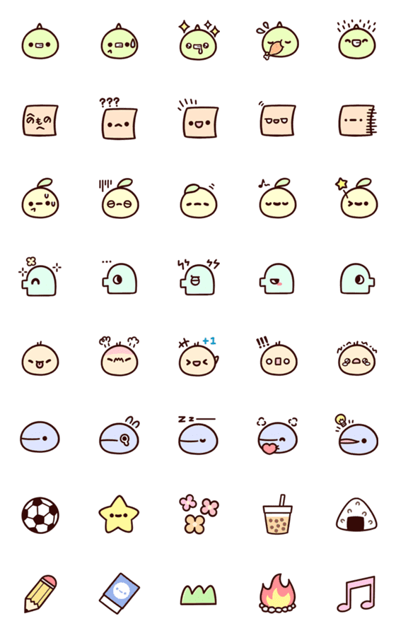 [LINE絵文字]Seed emoji5の画像一覧