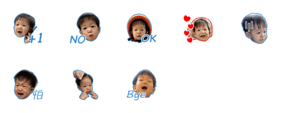 [LINE絵文字]Teng bao big head lifeの画像一覧