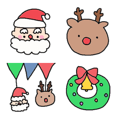 [LINE絵文字] ハッピークリスマス絵文字の画像