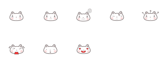 [LINE絵文字]Cat expression stickerの画像一覧