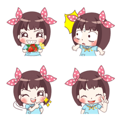 [LINE絵文字] Moji Cutie Daily Emojiの画像