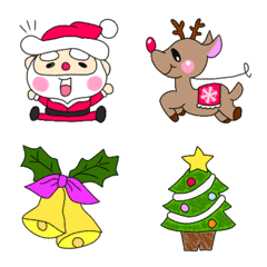 [LINE絵文字] クリスマスの絵文字使っちゃおうの画像