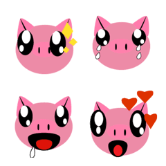 [LINE絵文字] Cat pigの画像