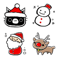 [LINE絵文字] ★ねことクリスマス絵文字★の画像