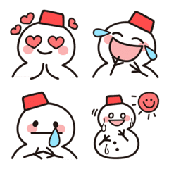 [LINE絵文字] 雪だるまくんの画像