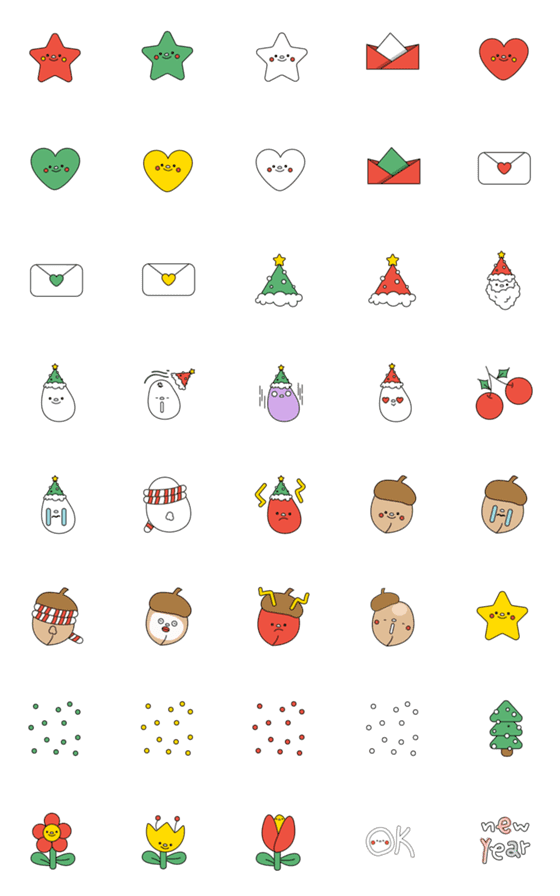 [LINE絵文字]bibbi x x'masの画像一覧