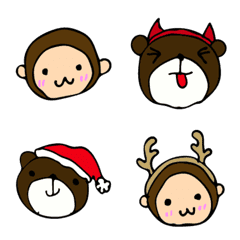 さーちゃんとこあクマおやじの絵文字メイン画像