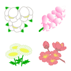 [LINE絵文字] お花の絵文字 Ver2の画像