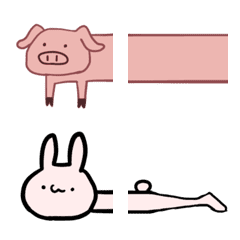 [LINE絵文字] うさぎっちょーん！のびるよ！の画像