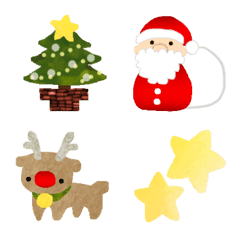 ほんわか癒やし大人のクリスマス絵文字の絵文字メイン画像