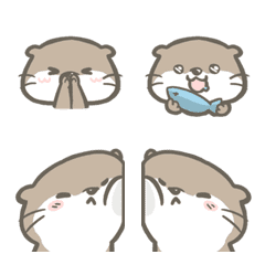 [LINE絵文字] Loc's Otter - Emojiの画像