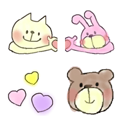 どうぶつといろいろ絵文字の絵文字メイン画像