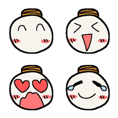[LINE絵文字] まるのんの顔のえもじ1の画像