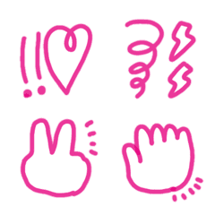 [LINE絵文字] すごい【ポイントシンプル】emojiの画像