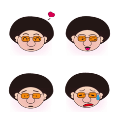 [LINE絵文字] 60's Funky girlの画像