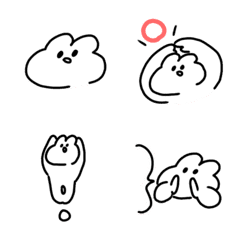 [LINE絵文字] うさぴっぴ「絵文字への進出」の画像