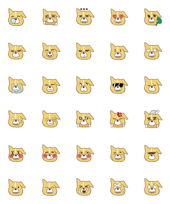 [LINE絵文字]corgi Miluの画像一覧