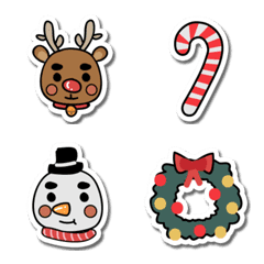 [LINE絵文字] Some Cute Christmas Emoji-stickersの画像