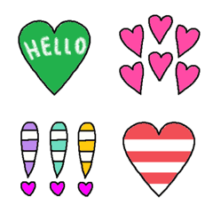 Line絵文字 ピンクハート絵文字 305種類 1円 Line絵文字 ピンクハート絵文字 305種類 1円