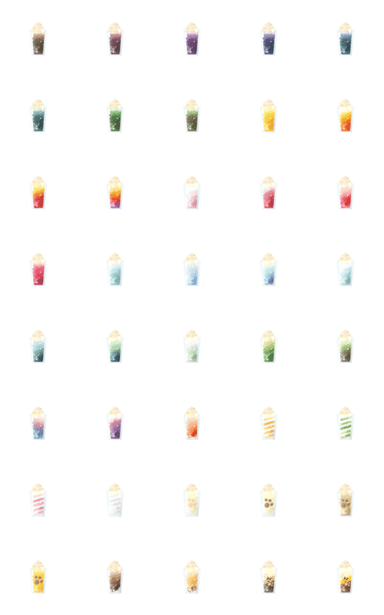 [LINE絵文字]Delicious Milkshake : Iの画像一覧