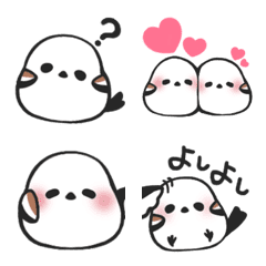 [LINE絵文字] 繋がる！！癒しのシマエナガちゃん♡の画像