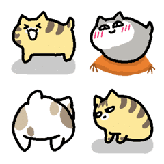 [LINE絵文字] ころころねこ Mの画像