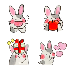 [LINE絵文字] ウサギさんの画像