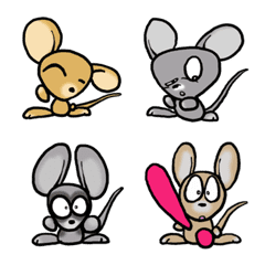 [LINE絵文字] ネズミのチューちゃんの画像