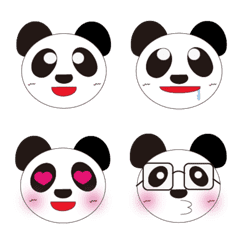 [LINE絵文字] The Cute Pandaの画像