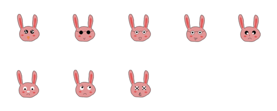 [LINE絵文字]Fat rabbitの画像一覧