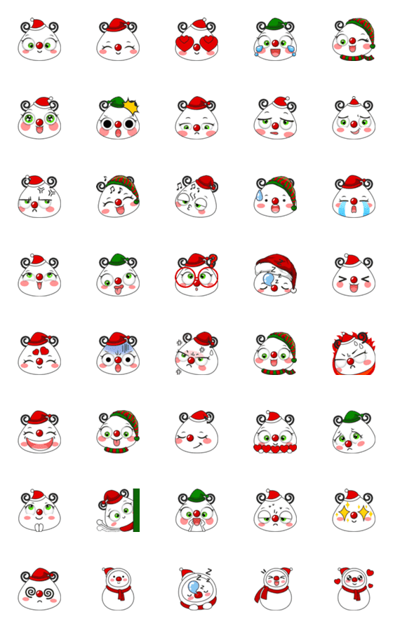 [LINE絵文字]クリスマスプレゼントの画像一覧