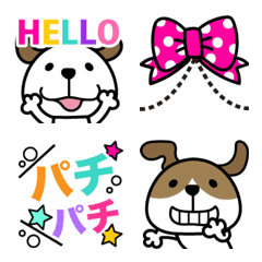 [LINE絵文字] 犬さん♡派手カワの画像