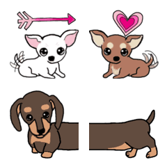 [LINE絵文字] 犬だらけの絵文字の画像