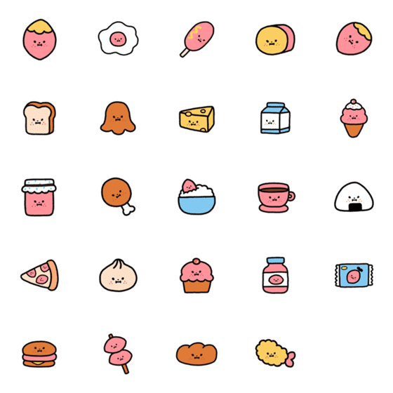 [LINE絵文字]Delicious Wanggoomaの画像一覧