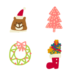 [LINE絵文字] メリークリスマスサンタの画像