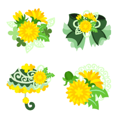 [LINE絵文字] Dandelion Emojiの画像