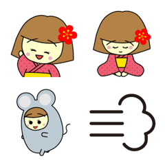 [LINE絵文字] ずずちゃん冬の絵文字の画像