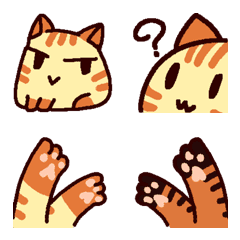 [LINE絵文字] Lazy tabby catの画像
