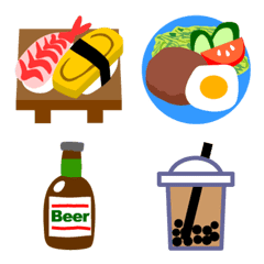 [LINE絵文字] 会話を彩る絵文字 食べ物・飲み物編の画像