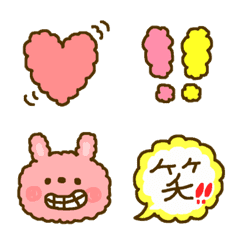 ★モコモコ絵文字★の絵文字メイン画像