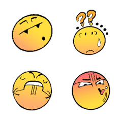 [LINE絵文字] Emoticons come crazy 04の画像