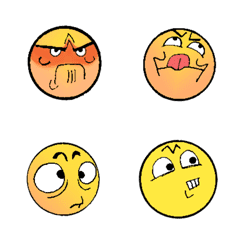 [LINE絵文字] Emoticons come crazy 03の画像