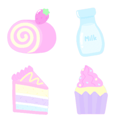 [LINE絵文字] Pastel Emoji 1の画像