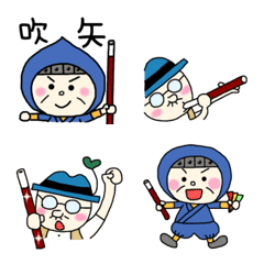 [LINE絵文字] 吹矢クラブ(絵文字)の画像